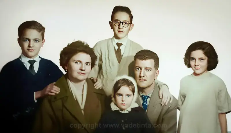 Color y nitidez restaurados en foto antigua, resultado Vadetinta Barcelona