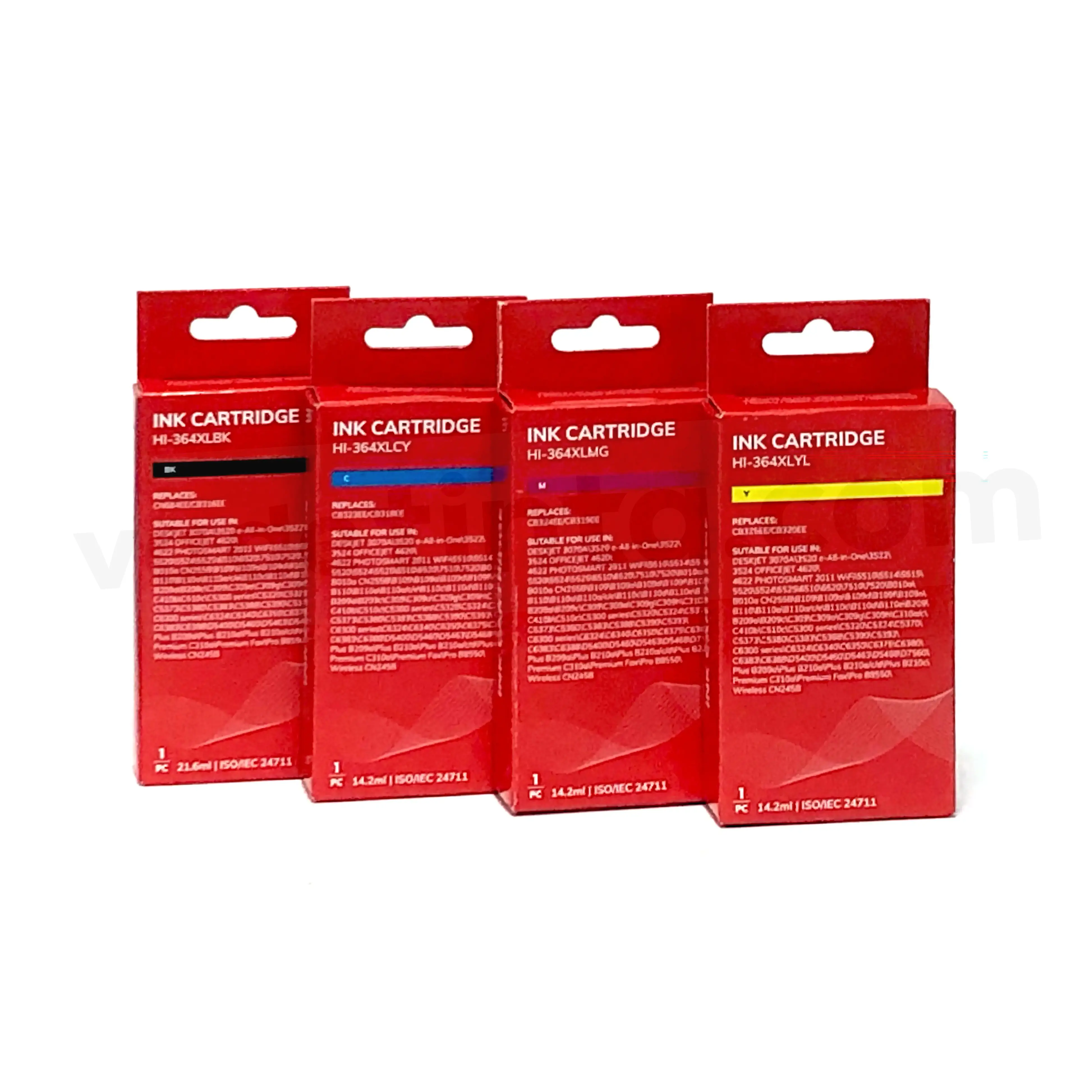 Pack de 4 cartuchos de tinta compatible HP 364 XL Vadetinta Barcelona